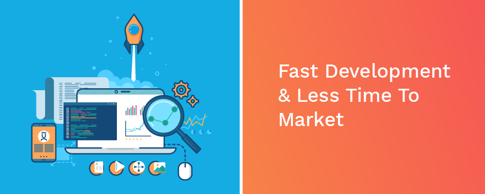 fast development and less time to market