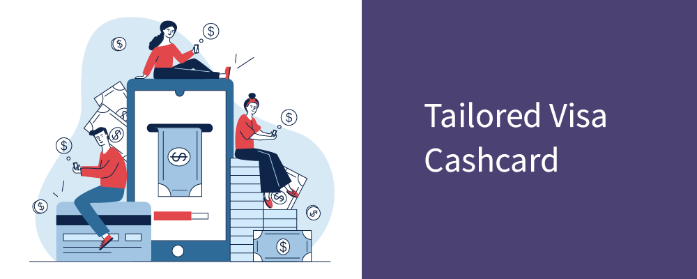 tailored visa cashcard