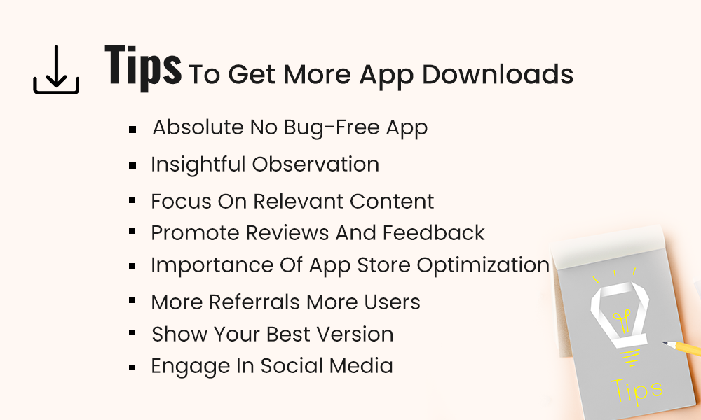 tips to get more app downloads