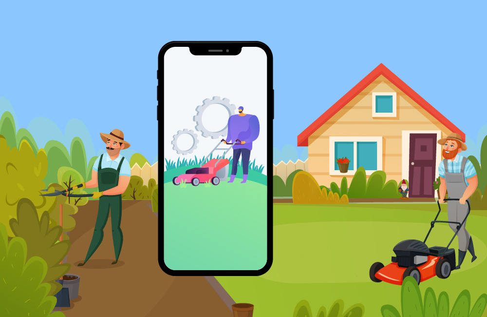 lawn mowing app