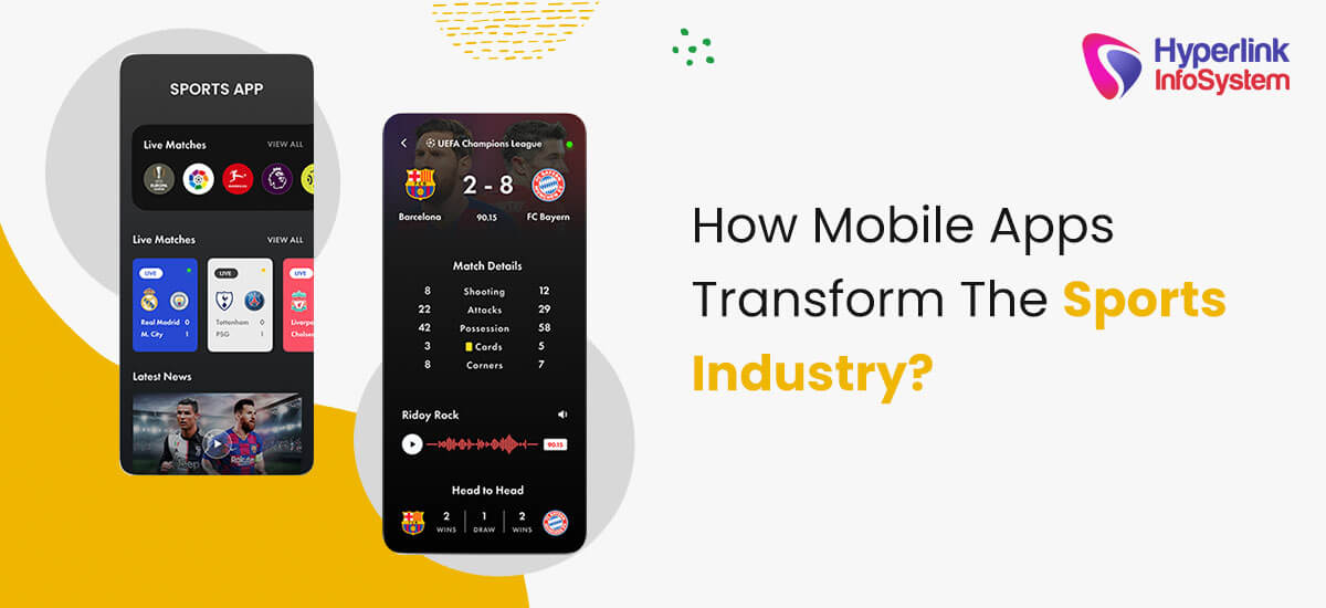 how mobile apps transform the sports industry