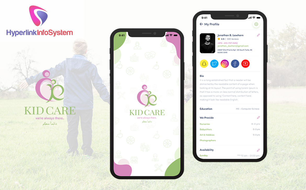 Kids Care App Development