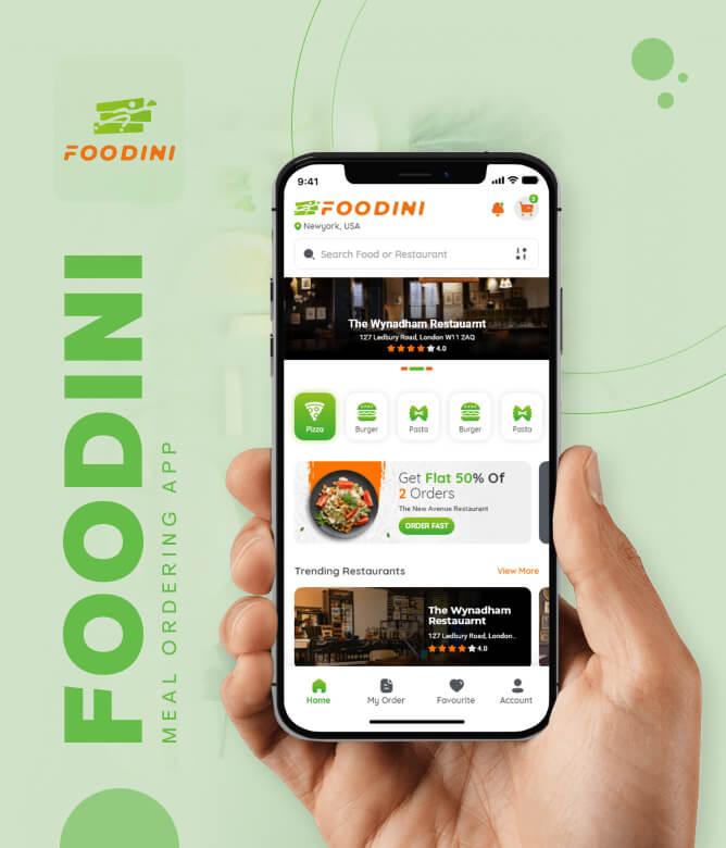 foodini meal ordering app
